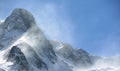 Winter landscape in the Transylvanian Alps Royalty Free Stock Photo