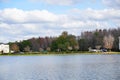 The winter landscape of New Tampa area in Florida