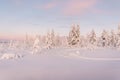 Landscapes in Lapland near Sirkka, Finland