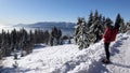 Winter in Little Fatra, Turiec Region, Slovakia Royalty Free Stock Photo
