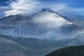 Winter, Longs Peak, Rocky Mountain National Park Royalty Free Stock Photo