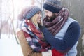 Winter love Royalty Free Stock Photo