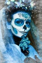 Winter make up sugar skull