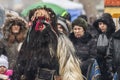 Winter masquerade festival Kukerlandia in Yambol town, Bulgaria.