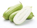 Winter melon is a fruit with a mild flavor. It is often used as a vegetable in Asian cuisine. Generative AI.