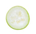 Winter melon isolated on the white background Royalty Free Stock Photo