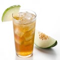 Winter Melon Tea isolated on transparent background Royalty Free Stock Photo
