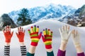 Winter mittens and gloves