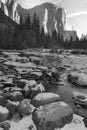 Winter Morning, Yosemite Royalty Free Stock Photo