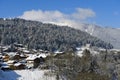 Winter in Morzine, Haute-Savoie, France Royalty Free Stock Photo