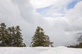 Winter Mountain Cloudscape