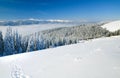 Winter mountain landscape