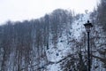 Winter mountain landscape.