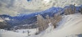 Winter mountain landscape. Near Sochi, Russia Royalty Free Stock Photo