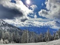 Winter Mountain Landscape Royalty Free Stock Photo