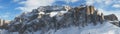 Winter Mountain Panorama Dolomites