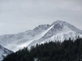 Winter mountain panorama in Seefeld, Tyrol, Austria Royalty Free Stock Photo