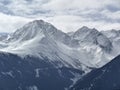 Winter mountain panorama in Seefeld, Tyrol, Austria Royalty Free Stock Photo