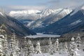 Winter mountain view Royalty Free Stock Photo