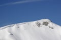 Winter mountaineering in the Rofan mountains Royalty Free Stock Photo