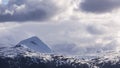 Winter mountains full of snow