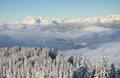 Winter mountains landscape Royalty Free Stock Photo