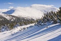Winter mountains landscape. Bulgaria, Borovets Royalty Free Stock Photo
