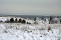 Winter nature Siberia