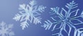 Winter new year has frozen. Seasonal Wallpaper with Beautiful Frosty Snowflake. Christmas Banner with copy-space. Macro Snowflake Royalty Free Stock Photo