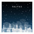 Winter night in Halifax.