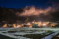 Winter Night in Kayabuki no Sato in Miyama