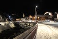 Winter Night in Lech, an Austrian Ski Resort