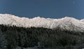 Winter night over the Chilkat Mountain.