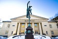 Winter at the Norwegian Stock Exchange Royalty Free Stock Photo