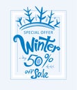 Winter 50% off sale.