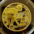 2022 Winter Olympic Brass Coin Beijing China Memorial Souvenir Arts Crafts Sports Event Collection