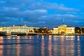 Winter palace and the Admiralty, St Petersburg, Russia Royalty Free Stock Photo