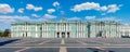 Winter Palace Hermitage museum on Palace square, Saint Petersburg, Russia Royalty Free Stock Photo