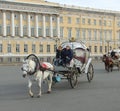 The Winter Palace and the Hermitage Museum - Saint-Peters Royalty Free Stock Photo