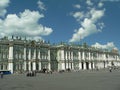 Winter palace square Royalty Free Stock Photo