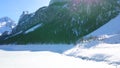 Winter panorama of Gosausee lake, Gosau, Austria