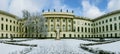 Winter panorama of Humboldt University in Berlin