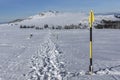 Winter Panorama of Vitosha Mountain, Bulgaria Royalty Free Stock Photo