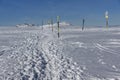 Winter Panorama of Vitosha Mountain, Bulgaria Royalty Free Stock Photo