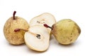 Winter pears isolated. Royalty Free Stock Photo