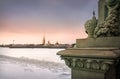 Winter Peter and Paul Fortress Royalty Free Stock Photo