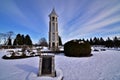 Bellman Carillon Tower at Evergreen Cemetery near Fort Atkinson Wisconsin