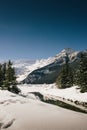 Lake Louise Creek Royalty Free Stock Photo