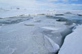 Winter, Platte River Mouth Royalty Free Stock Photo