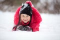 Winter games are very funny and fun Royalty Free Stock Photo